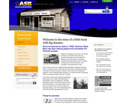Geschiedenis van de American State Bank